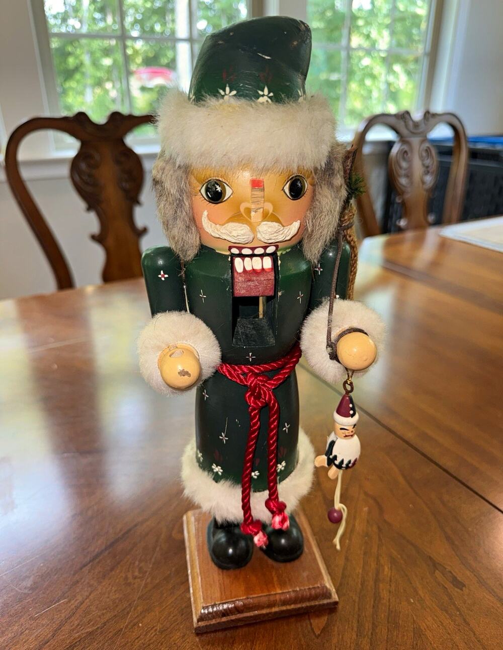 The Ghost of Christmas Present Nutcracker 13 inches Flawed